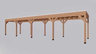 Douglas overkapping Verando, , 300*1200cm